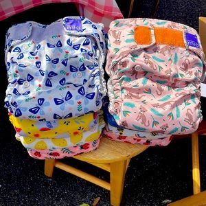Washable Bambino Mio Diapers set of 8